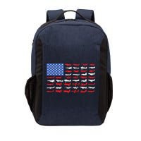 Pilot Airplane American Flag Plane Aviation Vector Backpack