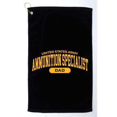 Proud Army Ammunition Specialist Dad Gift Golf Towel
