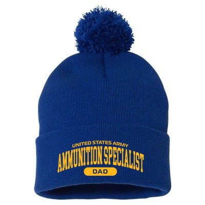 Proud Army Ammunition Specialist Dad Gift Pom Pom 12in Knit Beanie