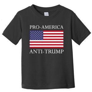 Proamerica Antitrump American Usa Flag Resist Toddler T-Shirt