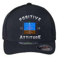 Positive Attitude Aviation Pilot Primary Flight Display Flexfit Unipanel Trucker Cap