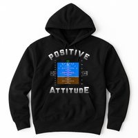 Positive Attitude Aviation Pilot Primary Flight Display Hoodie