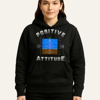 Positive Attitude Aviation Pilot Primary Flight Display Hoodie
