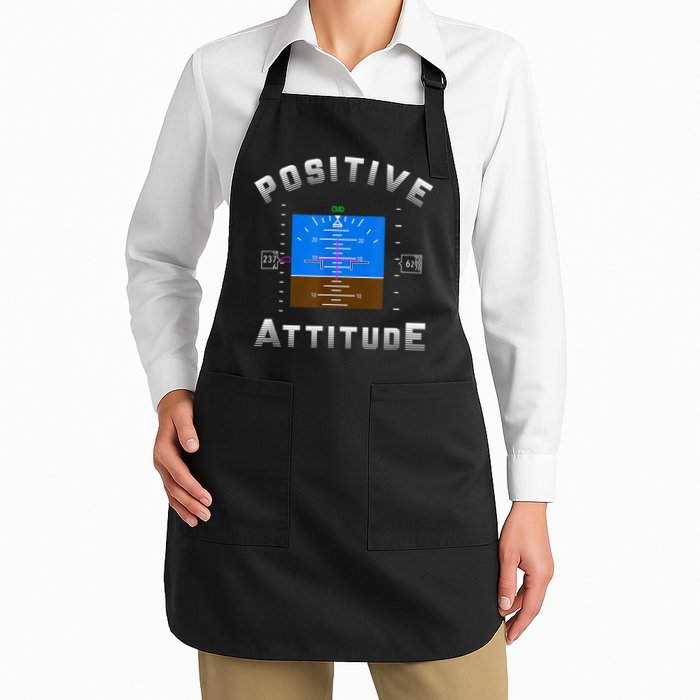 Positive Attitude Aviation Pilot Primary Flight Display Apron