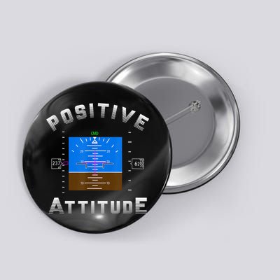 Positive Attitude Aviation Pilot Primary Flight Display Button