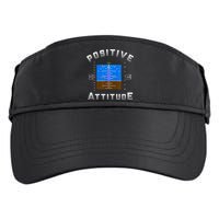 Positive Attitude Aviation Pilot Primary Flight Display Adult Drive Performance Visor