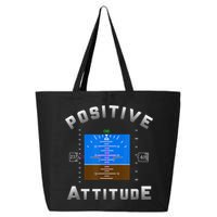 Positive Attitude Aviation Pilot Primary Flight Display 25L Jumbo Tote