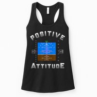 Positive Attitude Aviation Pilot Primary Flight Display Womens Tank Top