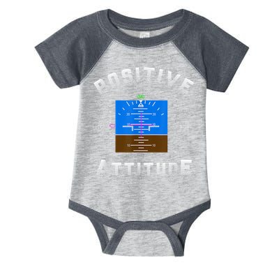 Positive Attitude Aviation Pilot Primary Flight Display Infant Baby Jersey Bodysuit