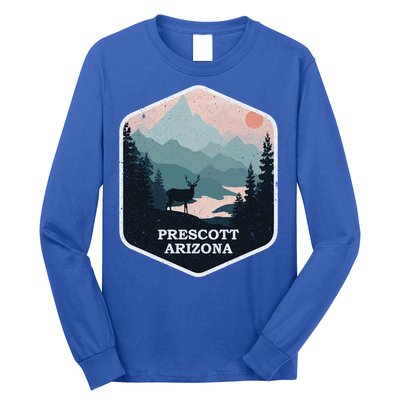 Prescott Arizona Az Vintage Mountains Hiking Souvenir Funny Gift Long Sleeve Shirt
