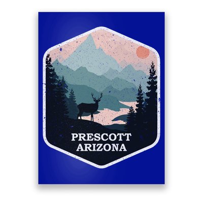 Prescott Arizona Az Vintage Mountains Hiking Souvenir Funny Gift Poster