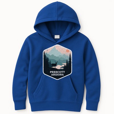 Prescott Arizona Az Vintage Mountains Hiking Souvenir Funny Gift Kids Hoodie