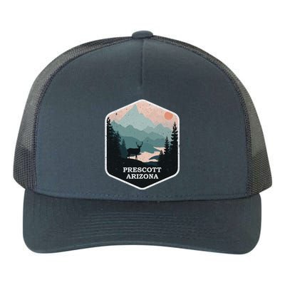 Prescott Arizona Az Vintage Mountains Hiking Souvenir Funny Gift Yupoong Adult 5-Panel Trucker Hat