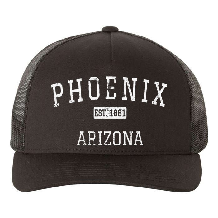 Phoenix Arizona AZ Vintage Yupoong Adult 5-Panel Trucker Hat