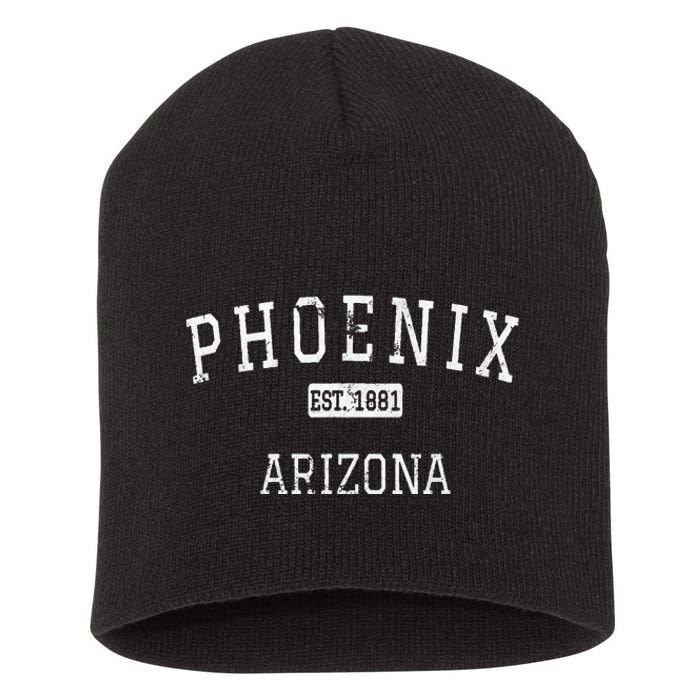 Phoenix Arizona AZ Vintage Short Acrylic Beanie