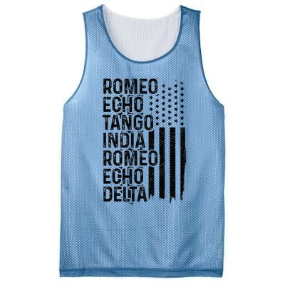 Phonetic Alphabet Airplane Pilot Aviation Patriotic Mesh Reversible Basketball Jersey Tank