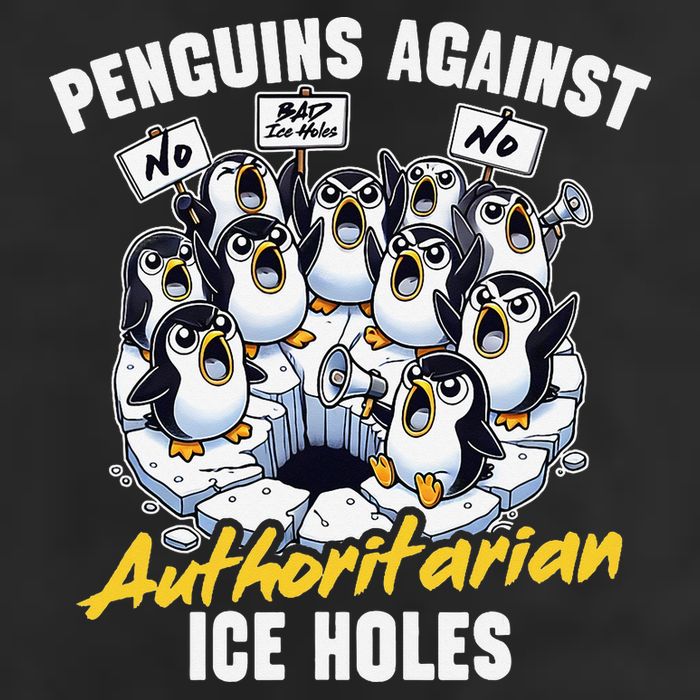 Penguins Against Authoritarian Ice Holes Funny Penguin 11oz C Handle Ceramic Mug