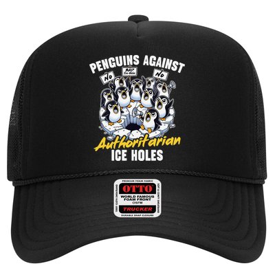 Penguins Against Authoritarian Ice Holes Funny Penguin Hat