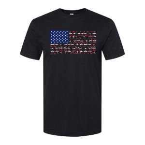 Pilot Airplane American Flag Plane Aviation Usa Airplane Softstyle CVC T-Shirt