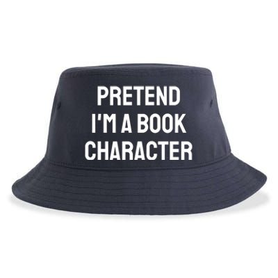 Pretend A Book Character Costume Halloween Quick Lazy Funny Sustainable Bucket Hat