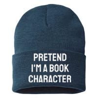 Pretend A Book Character Costume Halloween Quick Lazy Funny Sustainable Knit Beanie