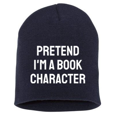 Pretend A Book Character Costume Halloween Quick Lazy Funny Short Acrylic Beanie