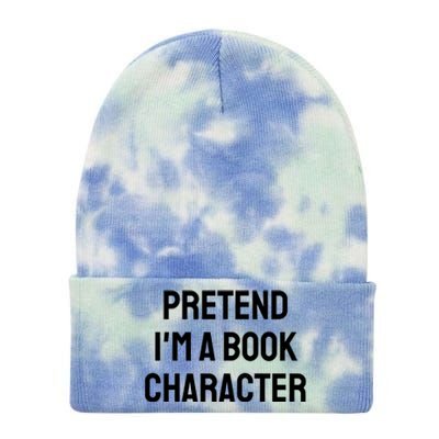 Pretend A Book Character Costume Halloween Quick Lazy Funny Tie Dye 12in Knit Beanie