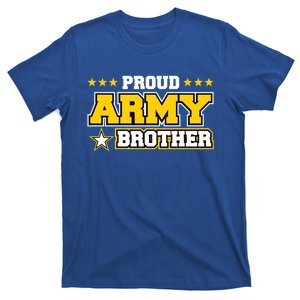 Proud Army Brother Gift Us Military Brother Family Gift T-Shirt