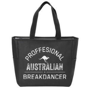 Professional Australian Breakdancer Funny Zip Tote Bag