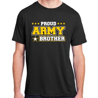 Proud Army Brother Gift Us Military Brother Family Adult ChromaSoft Performance T-Shirt