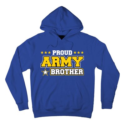 Proud Army Brother Gift Us Military Brother Family Hoodie