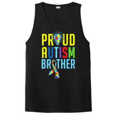 Proud Autism Brother | Sibling Autism Awareness PosiCharge Competitor Tank