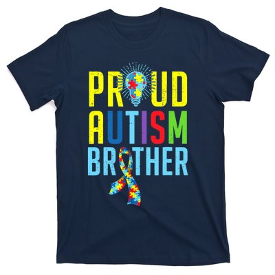 Proud Autism Brother | Sibling Autism Awareness T-Shirt