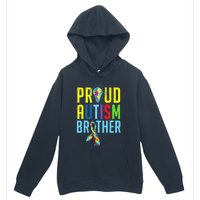 Proud Autism Brother | Sibling Autism Awareness Urban Pullover Hoodie