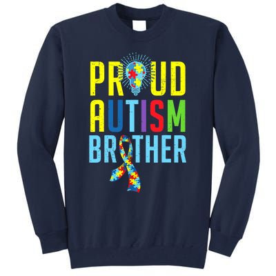 Proud Autism Brother | Sibling Autism Awareness Tall Sweatshirt