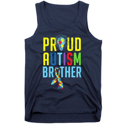 Proud Autism Brother | Sibling Autism Awareness Tank Top