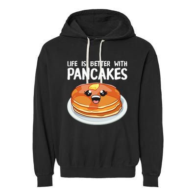 Pancakes Art Brunch Breakfast Pancake Maker Garment-Dyed Fleece Hoodie