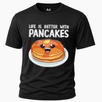 Pancakes Art Brunch Breakfast Pancake Maker Cooling Performance Crew T-Shirt