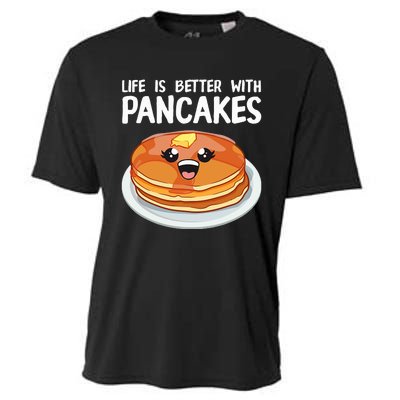 Pancakes Art Brunch Breakfast Pancake Maker Cooling Performance Crew T-Shirt