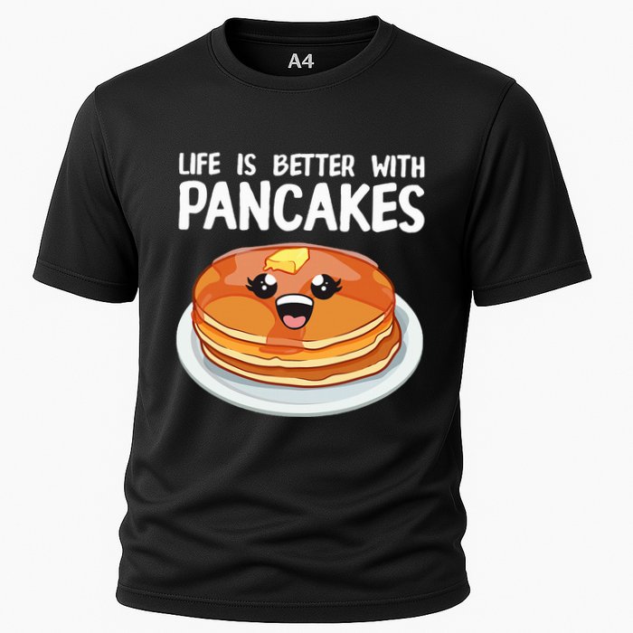 Pancakes Art Brunch Breakfast Pancake Maker Cooling Performance Crew T-Shirt