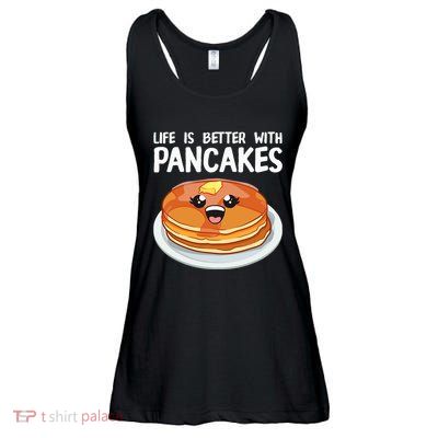 Pancakes Art Brunch Breakfast Pancake Maker Ladies Essential Flowy Tank