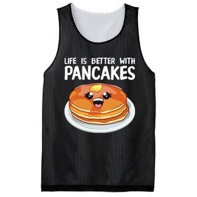 Pancakes Art Brunch Breakfast Pancake Maker Mesh Reversible Basketball Jersey Tank