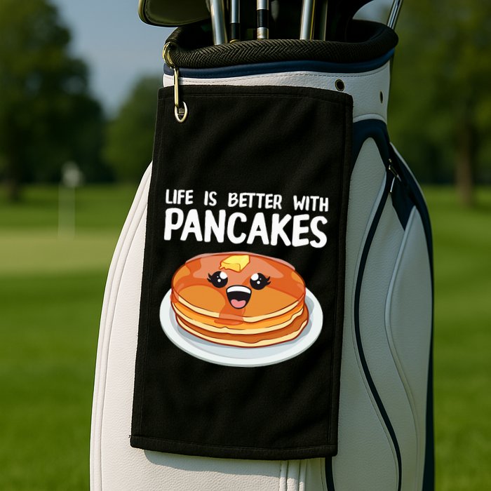 Pancakes Art Brunch Breakfast Pancake Maker Golf Towel