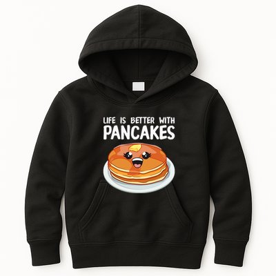 Pancakes Art Brunch Breakfast Pancake Maker Kids Hoodie