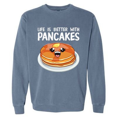 Pancakes Art Brunch Breakfast Pancake Maker Garment-Dyed Sweatshirt