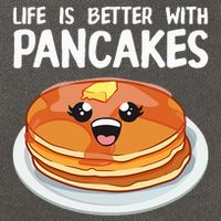 Pancakes Art Brunch Breakfast Pancake Maker Cotton Canvas Backpack