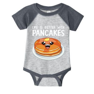 Pancakes Art Brunch Breakfast Pancake Maker Infant Baby Jersey Bodysuit