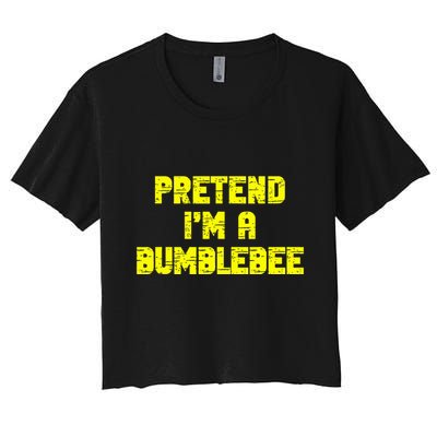 Pretend A Bumblebee Party Halloween Costume  Crop Top