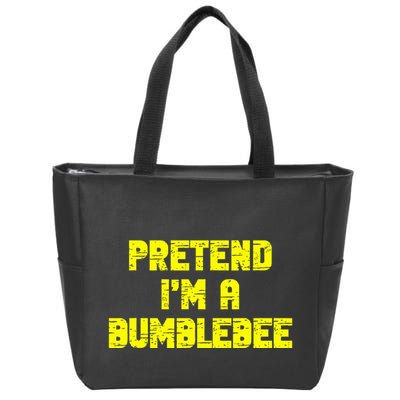 Pretend A Bumblebee Party Halloween Costume  Zip Tote Bag