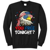 Patriotic American Bald Eagle 4th Of July You Free Tonight Sweatshirt